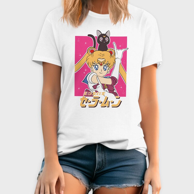 Sailor Moon Moonlight 4, Tricou Barbati (Unisex)