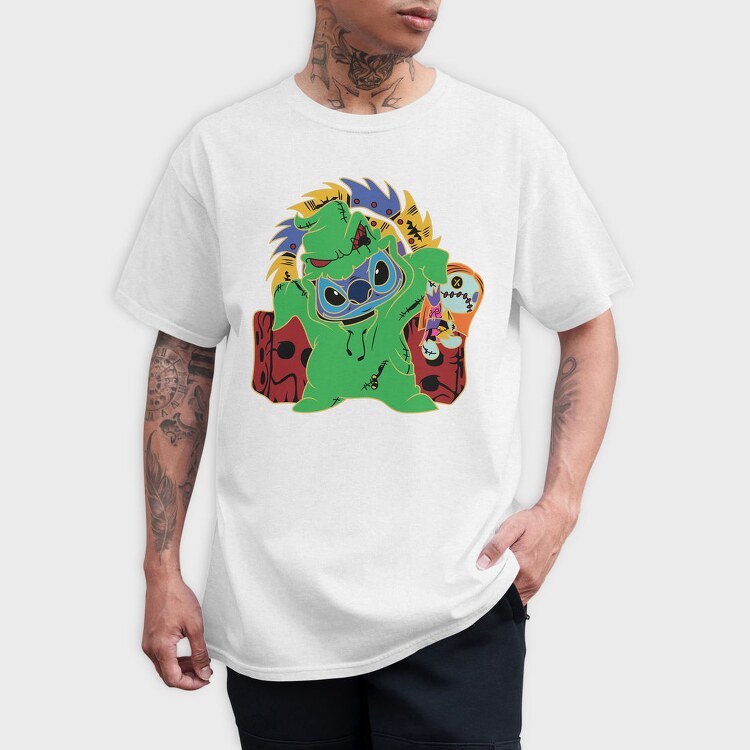 Skeleton Monster Feast, Tricou Barbati (Unisex)