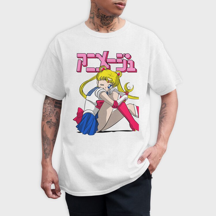 Sailor Moon Moonlight, Tricou Barbati (Unisex)
