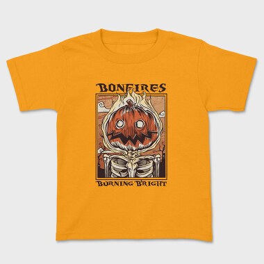 Tricou Copii, Bonfires Pumpking