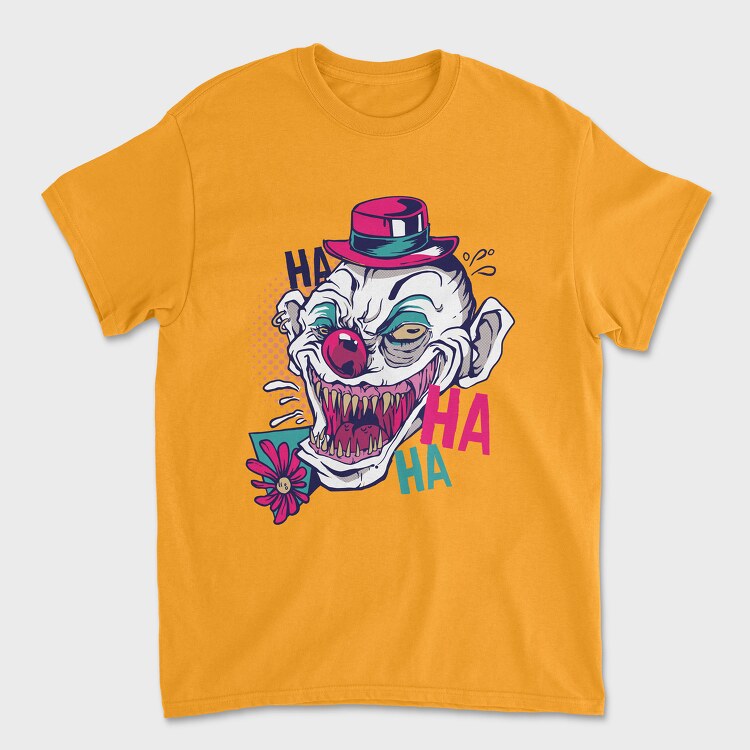 Creppy Clown, Tricou Barbati (Unisex)