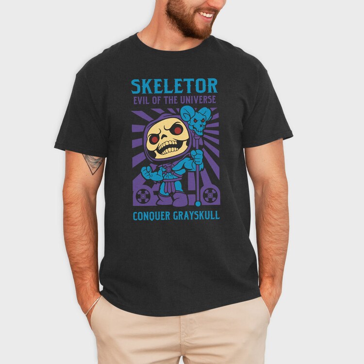 Skeletor Conquer Universe, Tricou Barbati (Unisex)
