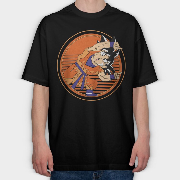 Dragonballz Goku, Tricou Oversize Barbati (Unisex)