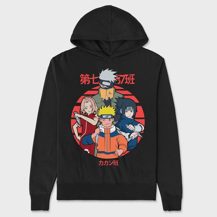 Naruto 10, Hanorac Oversize Barbati (Unisex)