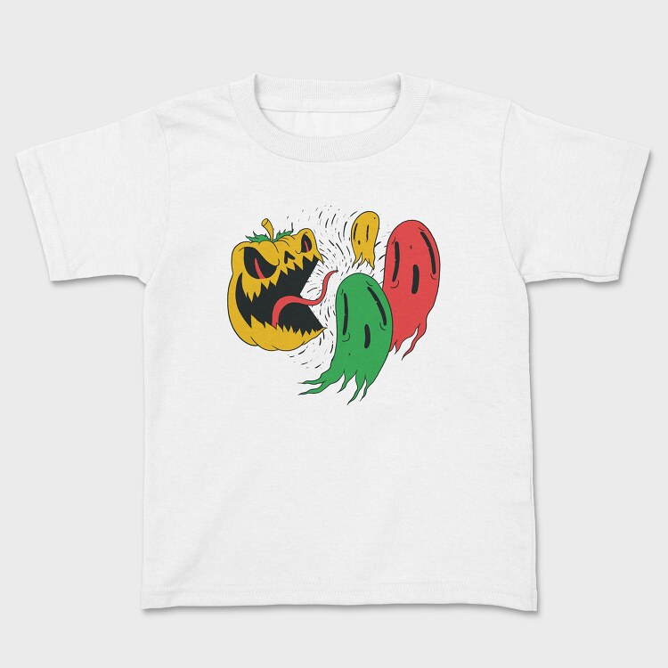 Tricou Copii, Pumpkin Ghosts