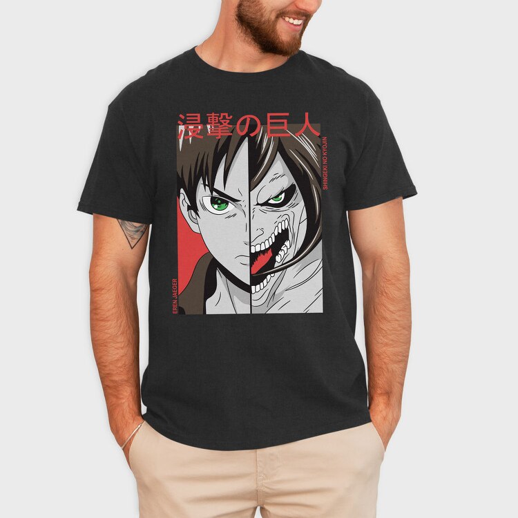 Erens Split Face, Tricou Barbati (Unisex)