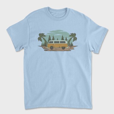 Retro Nature Outdoor 14, Tricou Barbati (Unisex)