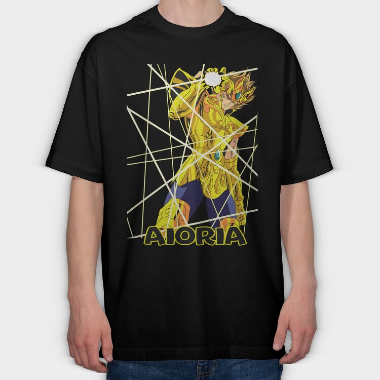 Golden Aioria, Tricou Oversize Barbati (Unisex)