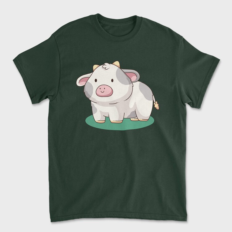 Cute Cow, Tricou Barbati (Unisex)