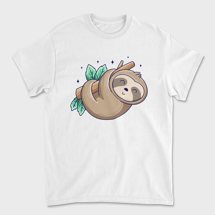 Cute Sloth 1, Tricou Barbati (Unisex)