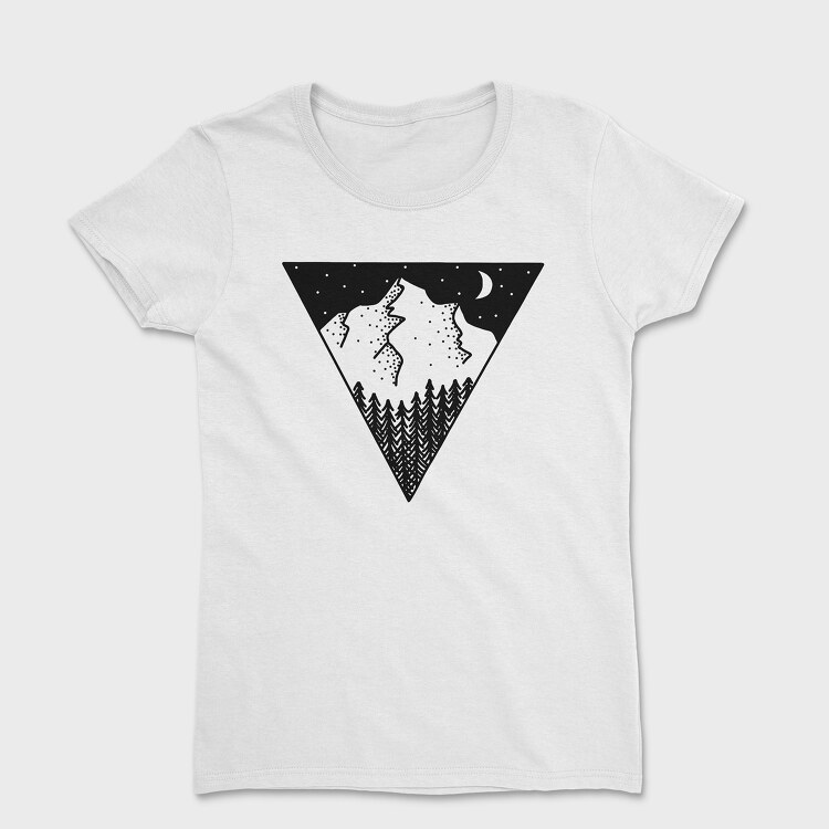 Geometric Landscape, Tricou Femei