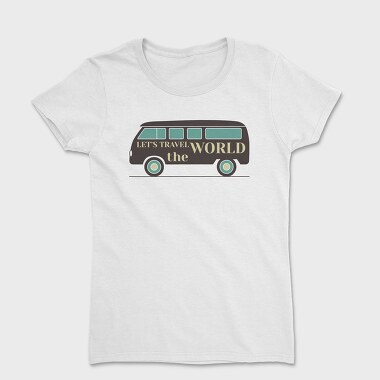 Lets Travel the World Car, Tricou Femei
