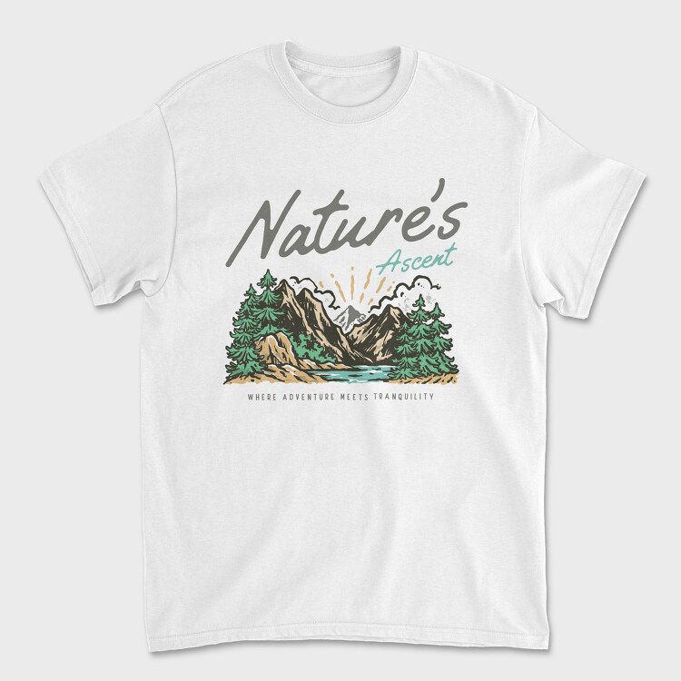 Natures Ascent, Tricou Barbati (Unisex)