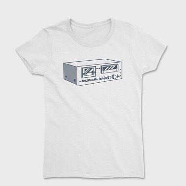 Vintage Audio Illustration 3, Tricou Femei