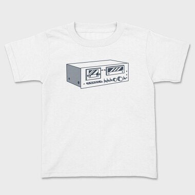 Vintage Audio Illustration 3, Tricou Copii
