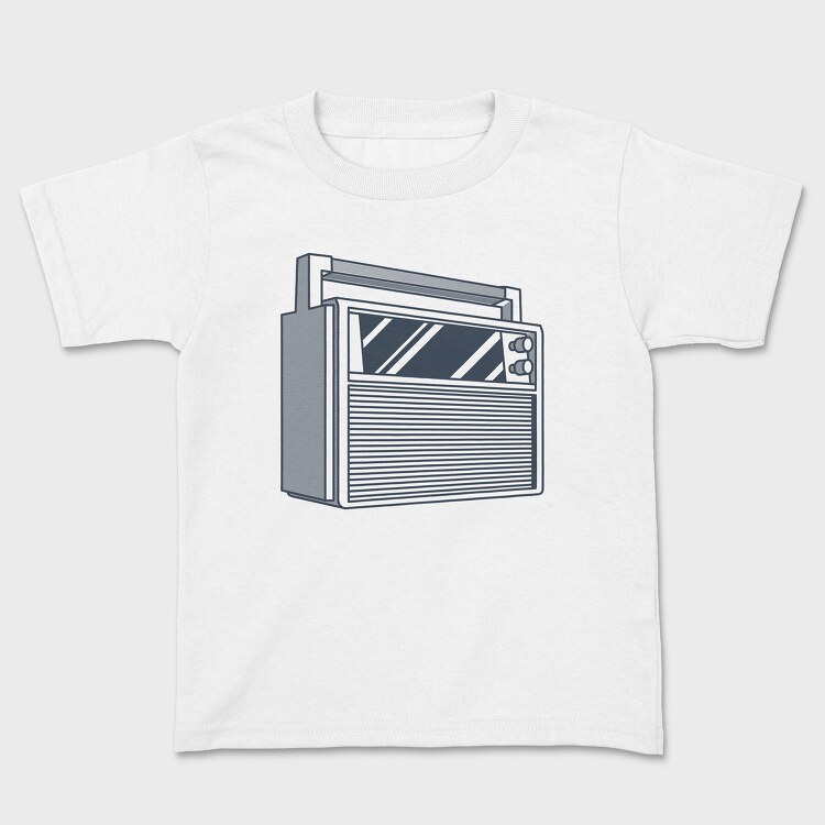 Vintage Audio Illustration 4, Tricou Copii