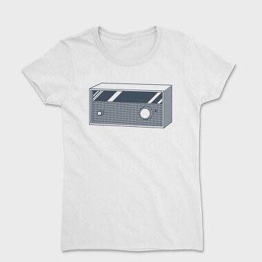 Vintage Audio Illustration, Tricou Femei