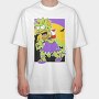 Zombie Lisa Nightmare, Tricou Oversize Barbati (Unisex)