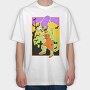 Zombie Marge Halloween, Tricou Oversize Barbati (Unisex)