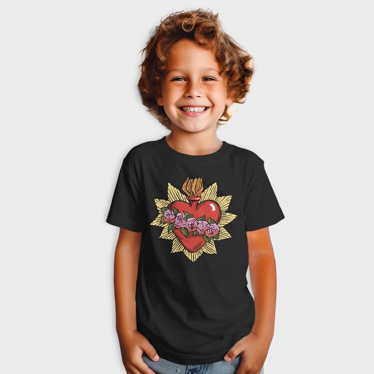 Flaming Heart Roses, Tricou Copii