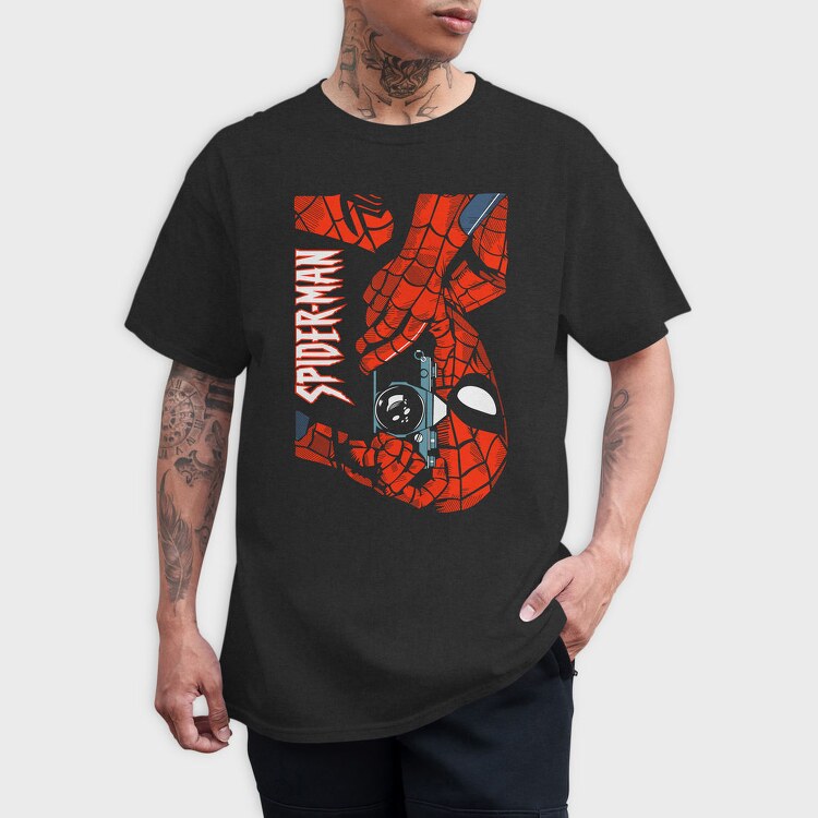 Spiderman Webbed Fist, Tricou Barbati (Unisex)