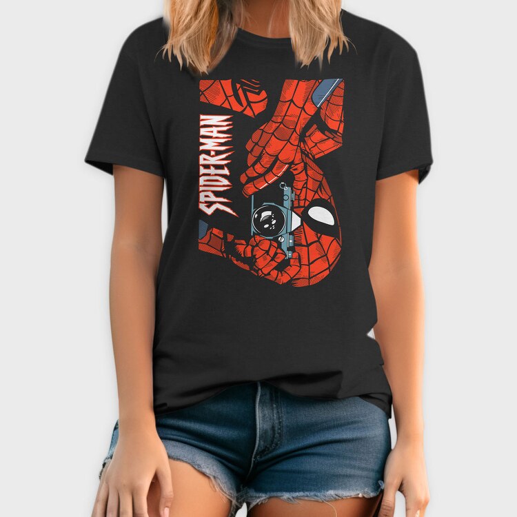 Spiderman Webbed Fist, Tricou Barbati (Unisex)