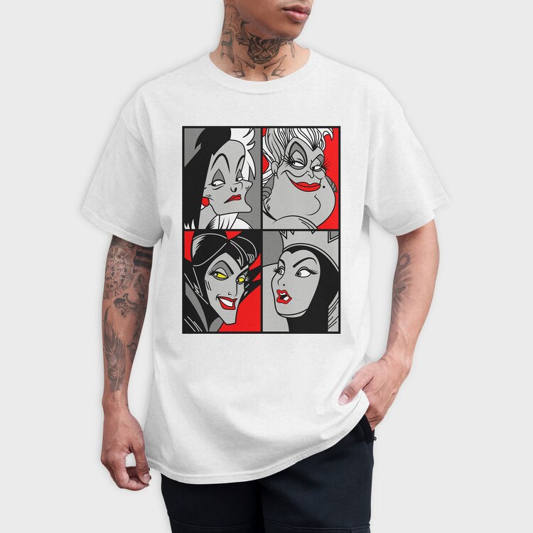 Villains Visage, Tricou Barbati (Unisex)