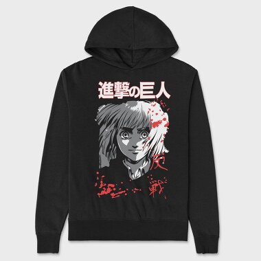 Attack on Titan 34, Hanorac Oversize Barbati (Unisex)