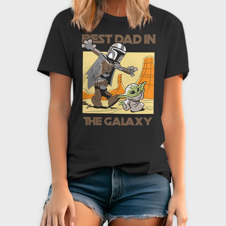 Best Dad In The Galaxy, Tricou Barbati (Unisex)