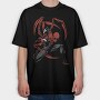 Spiderman Wingspan, Tricou Oversize Barbati (Unisex)