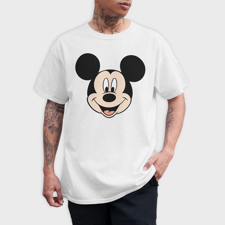 Mickey Mouse Smile 2, Tricou Barbati (Unisex)