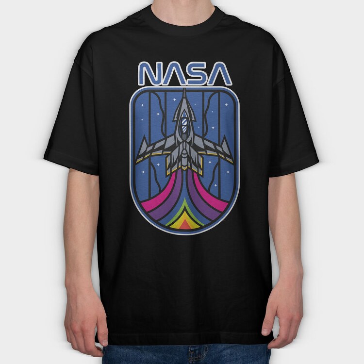 Nasa Space Flight, Tricou Oversize Barbati (Unisex)