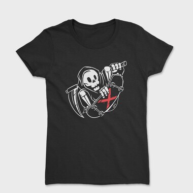 Tricou Femei, Grim Reaper Skate