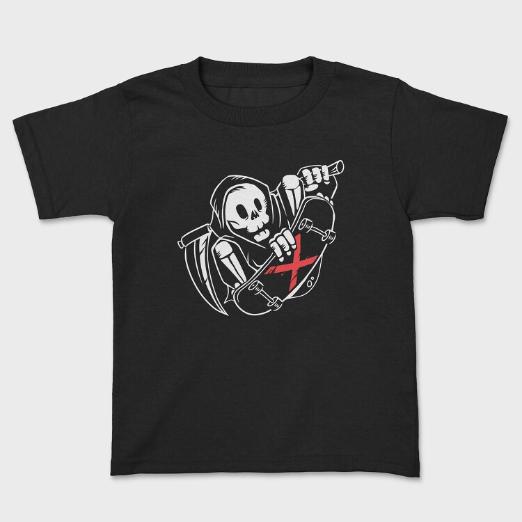 Tricou Copii, Grim Reaper Skate