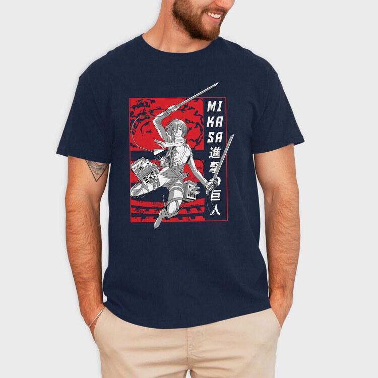 Mikasa Sword Fight, Tricou Barbati (Unisex)