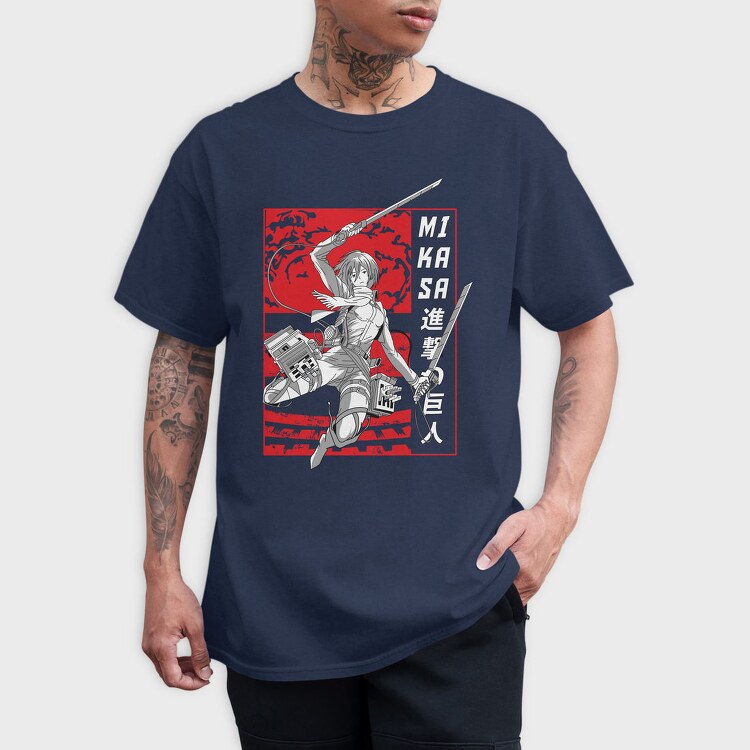 Mikasa Sword Fight, Tricou Barbati (Unisex)