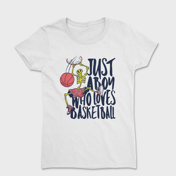 Basketball Skull, Tricou Femei