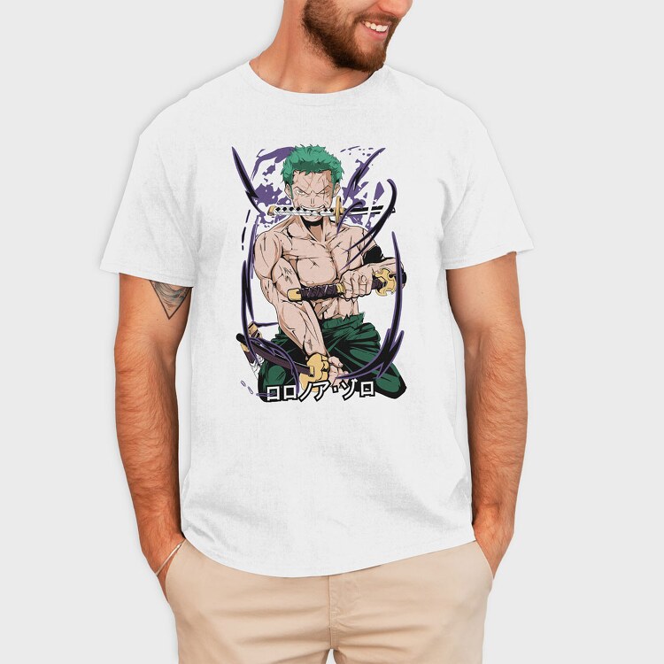 Roronoa Zoro, Tricou Barbati (Unisex)