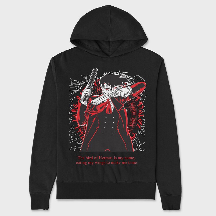 Hellsing 7, Hanorac Oversize Barbati (Unisex)