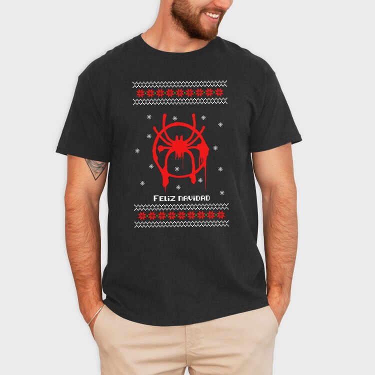 Spiderweb Xmas, Tricou Barbati (Unisex)