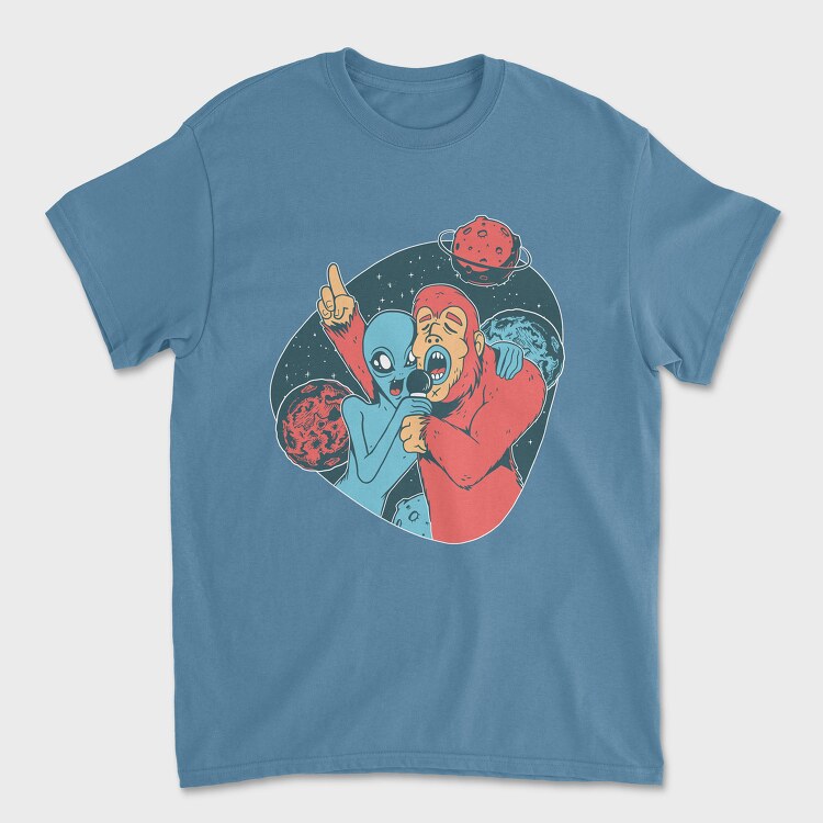 Alien Big Foot, Tricou Barbati (Unisex)