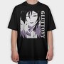 Purple Eyes Whisper, Tricou Oversize Barbati (Unisex)