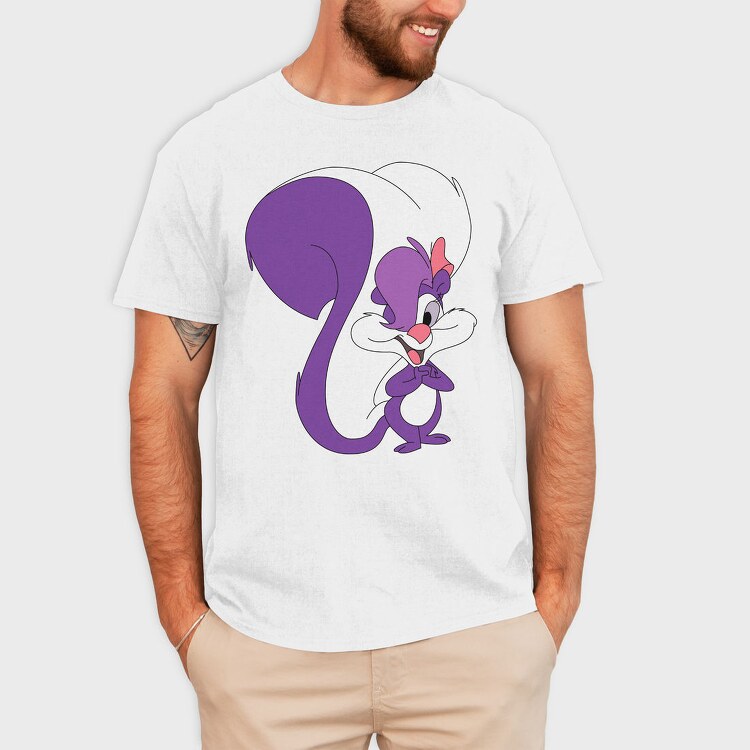 Purple Looney Tail, Tricou Barbati (Unisex)