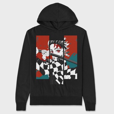 Demon Slayer 71, Hanorac Oversize Barbati (Unisex)