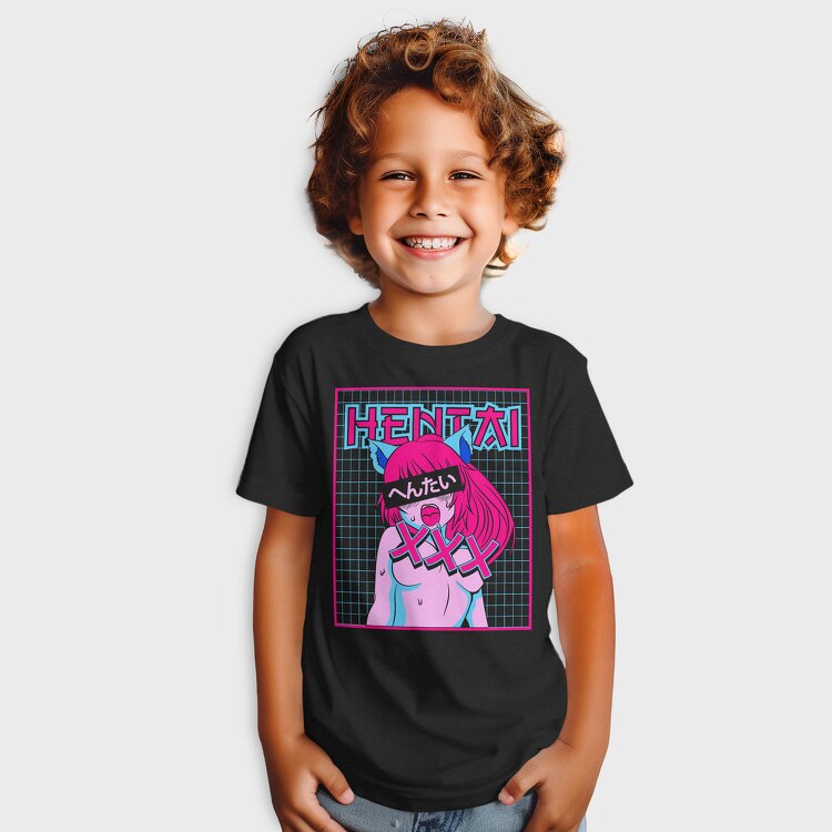 Neon Wolf Howl 17, Tricou Copii