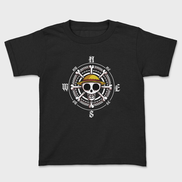Pirate Skull Bones, Tricou Copii