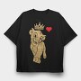 Royal Cub Love, Tricou Oversize Barbati (Unisex)