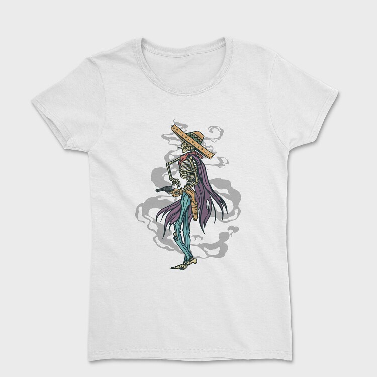 Cowboy Skeleton, Tricou Femei