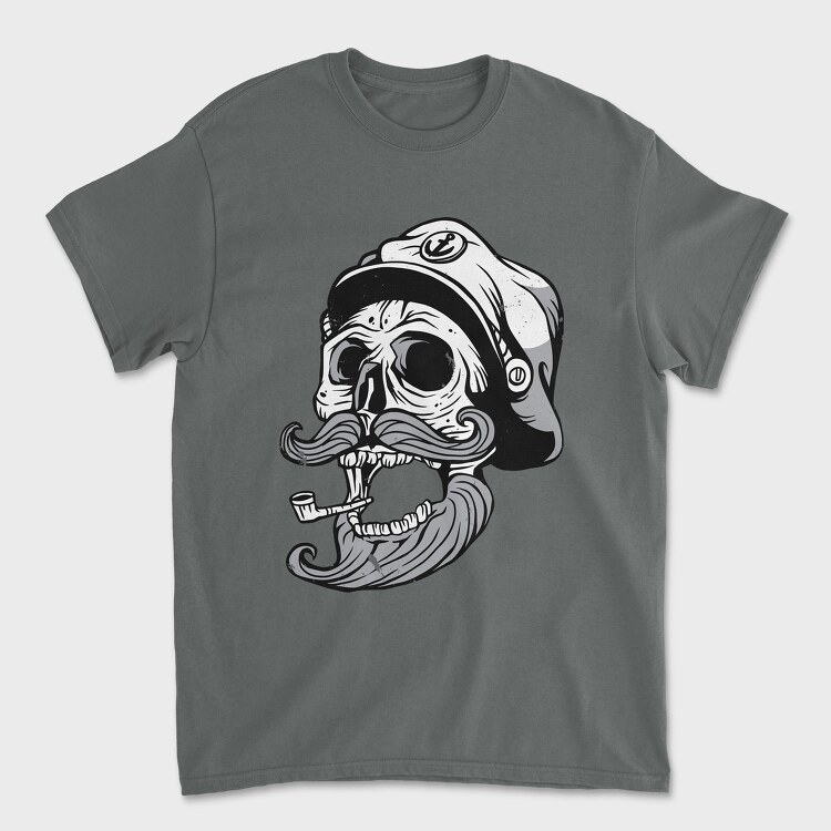 Marine Skull, Tricou Barbati (Unisex)