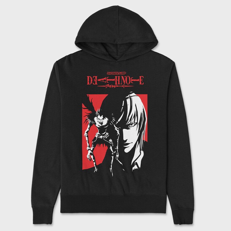 Death Note Kira, Hanorac Oversize Barbati (Unisex)